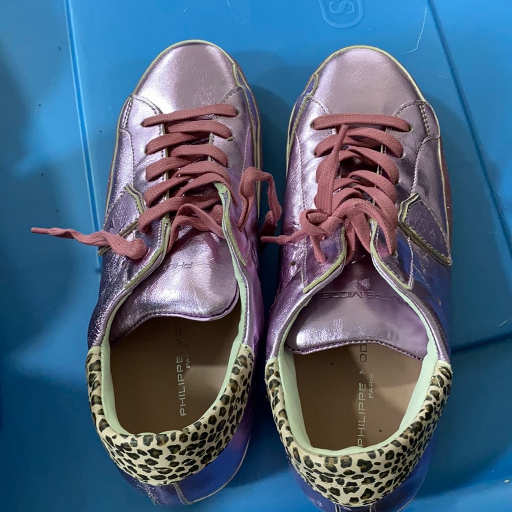 Philippe model pink sneakers